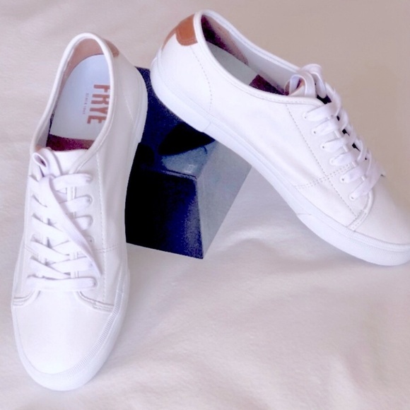 Frye White Women's Sneakers - Picture 5 of 9
